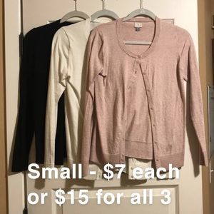 Button up cardigan x3